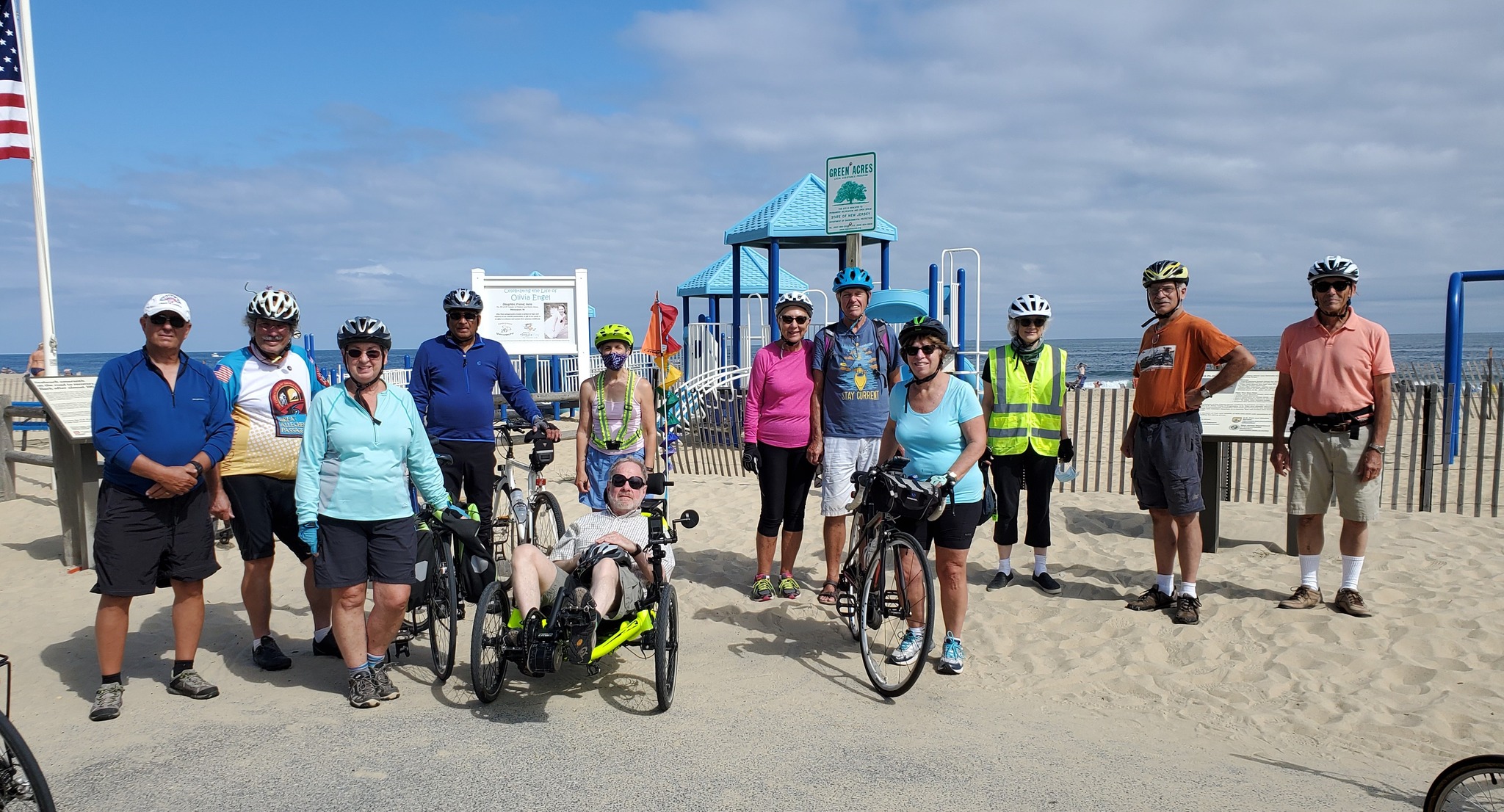 PSSC Spring bike ride - Allaire, Edgar Felix, Spring Lake, Sea Girt