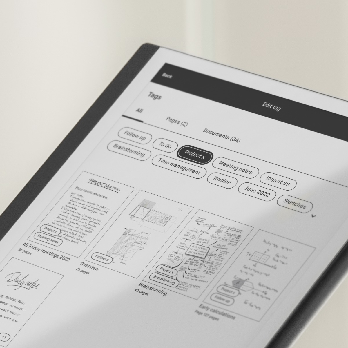 reMarkable - We’re excited to be introducing tags to the...