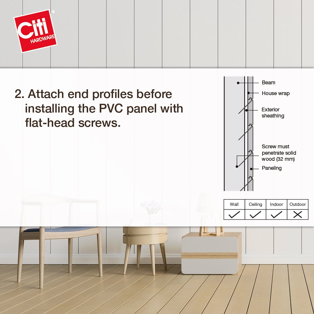 CitiHardware - To install your PVC wall cladding, we have... | Facebook