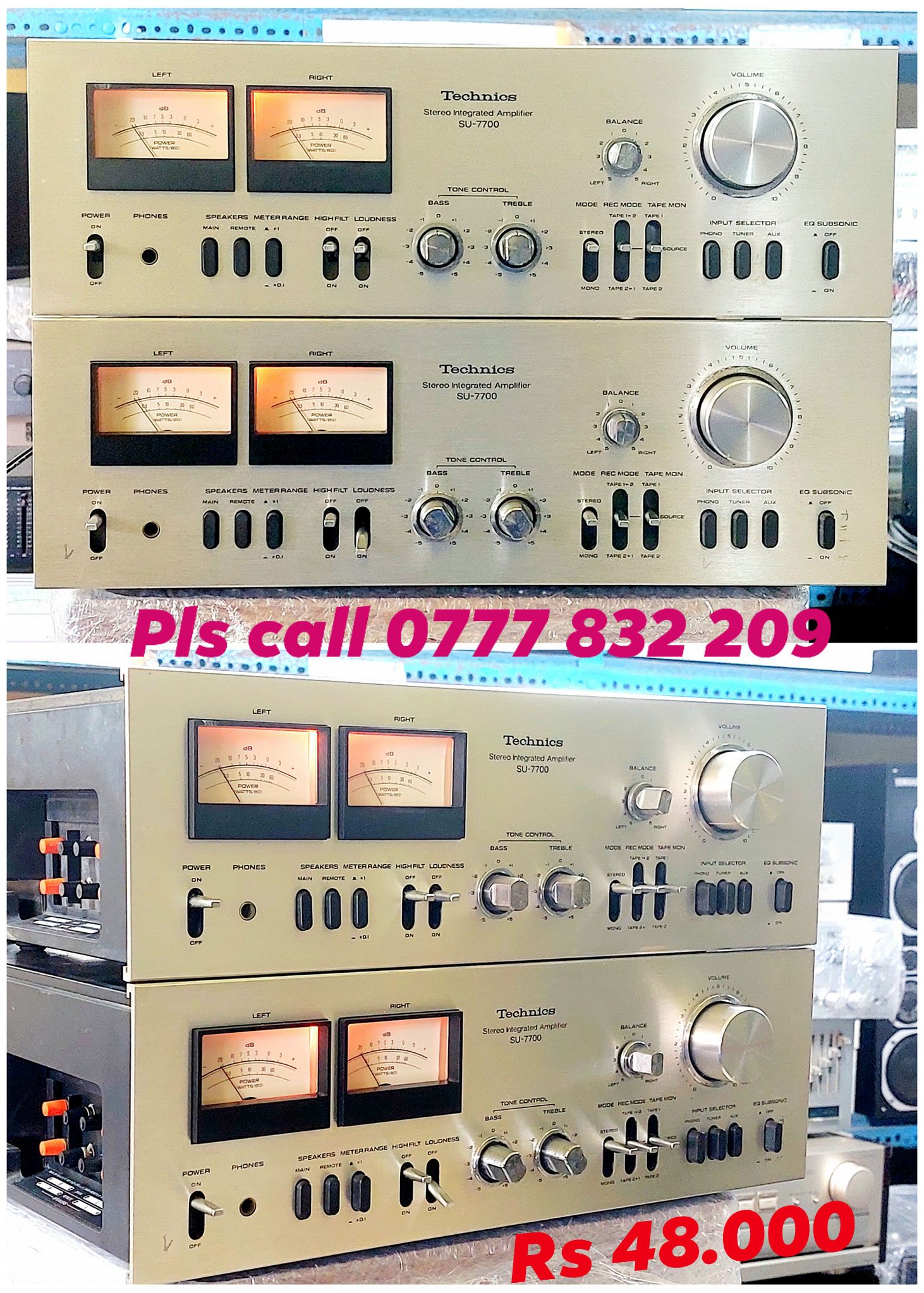 Technics stereo synthesizer tuner ST-GT550 for sale Rs20000