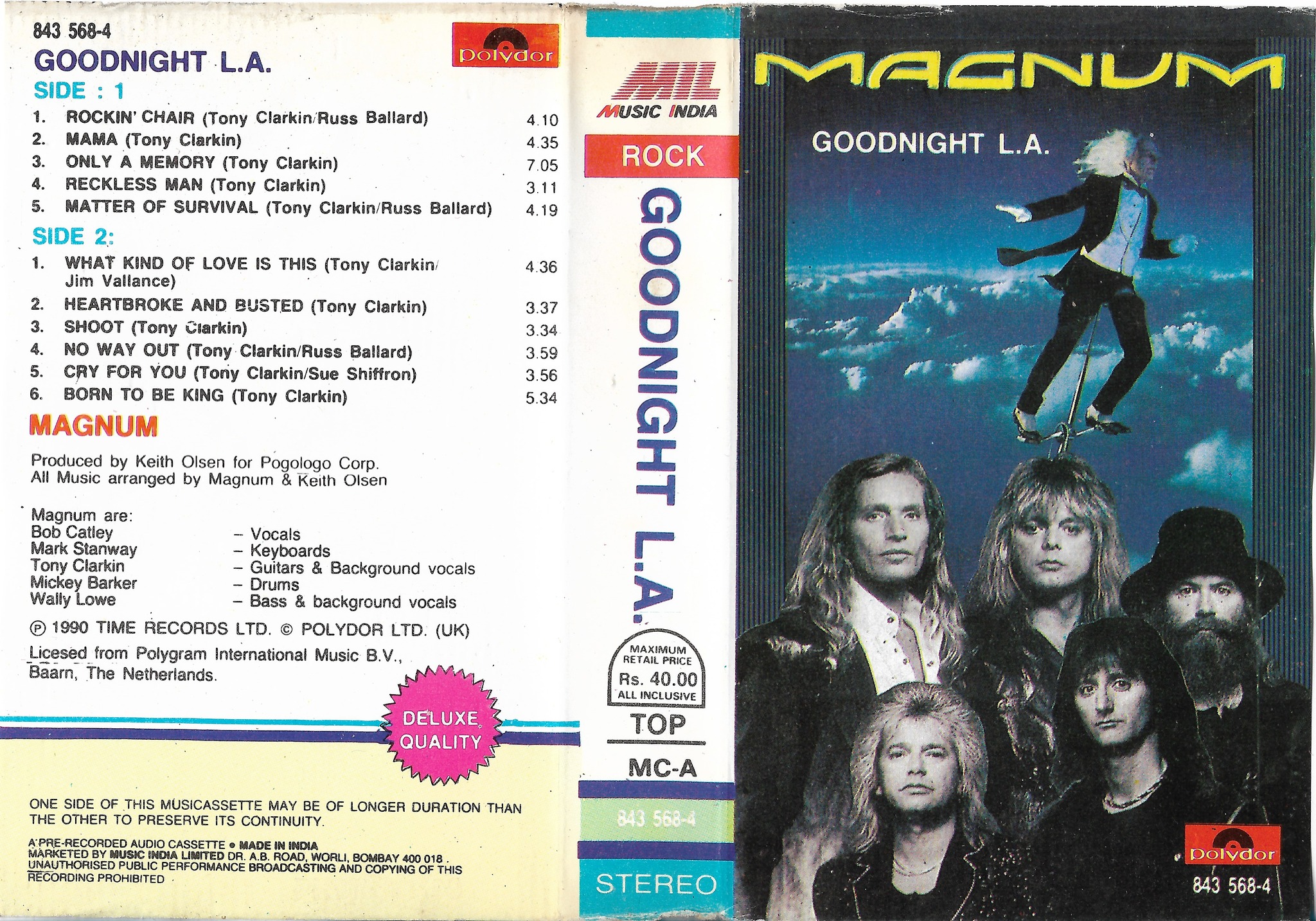 Magnum releases Goodnight L.A. album