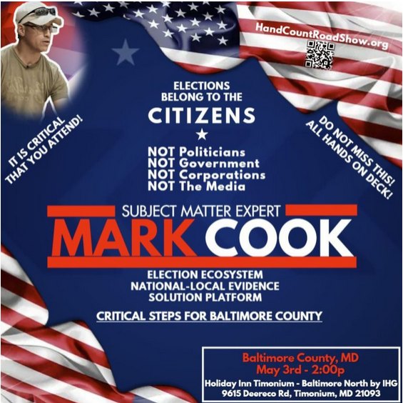 Mark Cook - Special Event Cybersecurity Expert - Hand Count Ballots