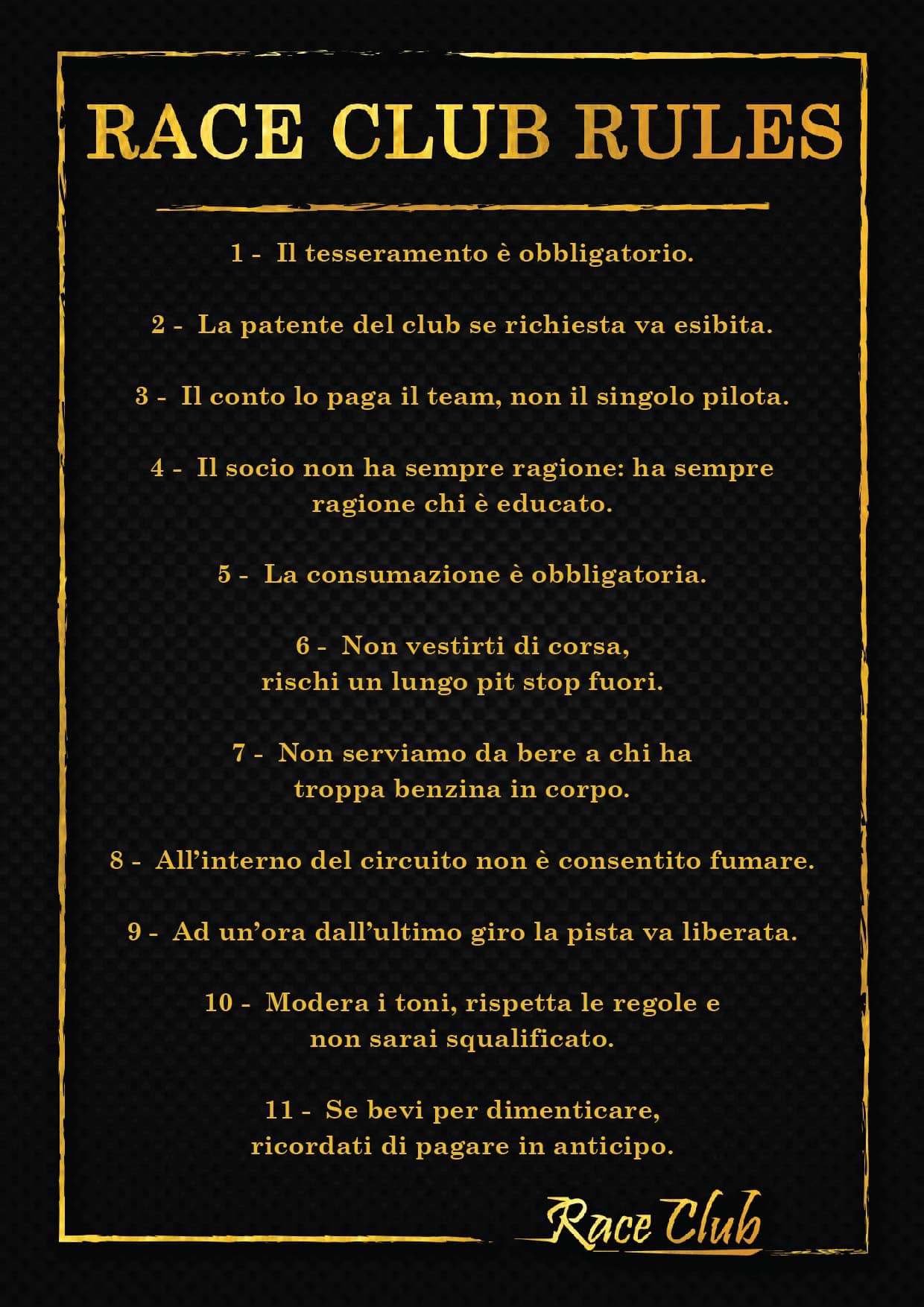 The Race Club Roma Speakeasy | Rome