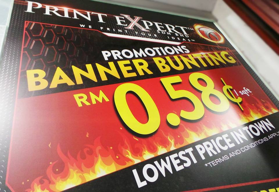 Banner Bunting The Lowest Price Print Expert Sdn Bhd Facebook