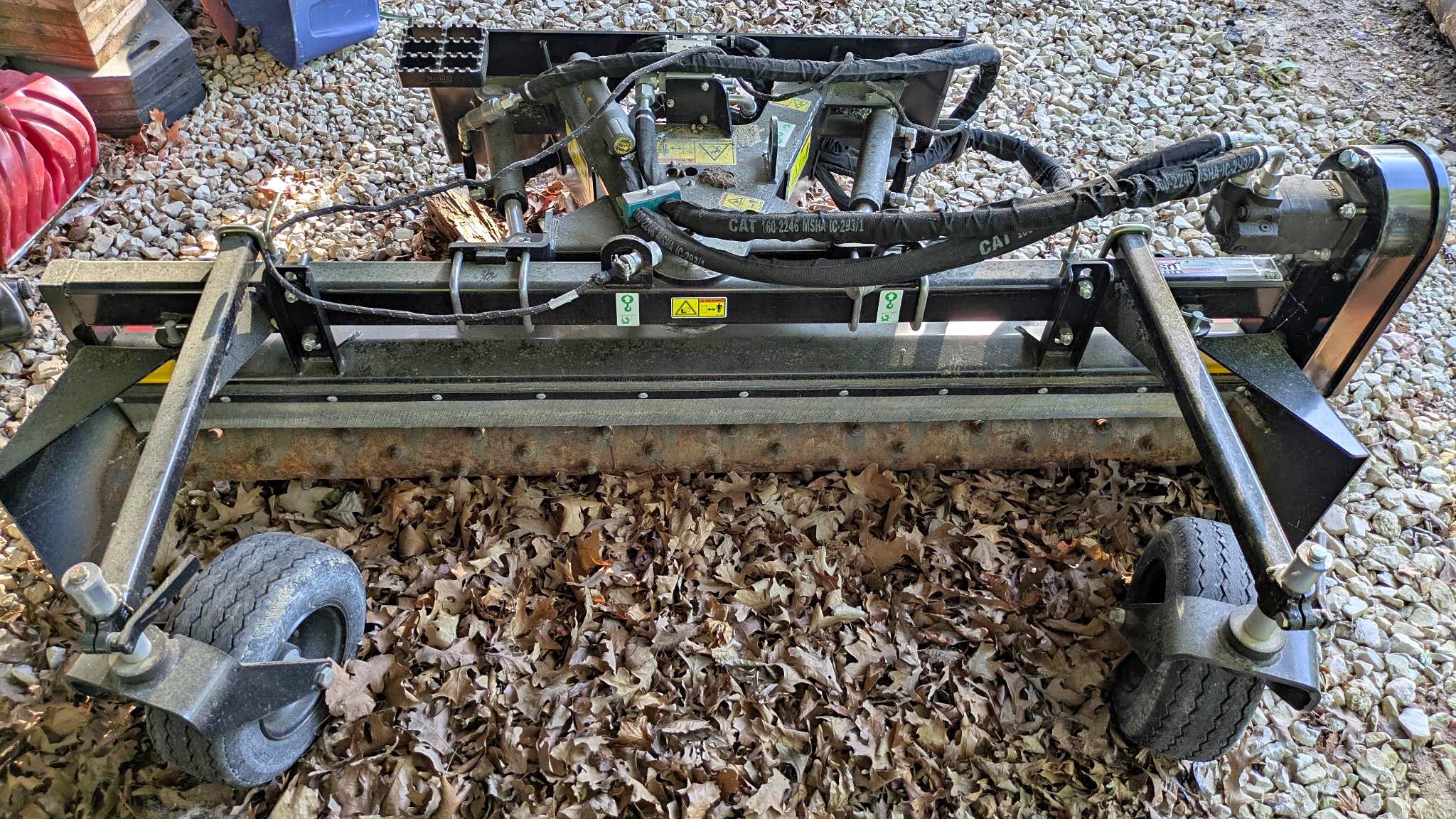 Caterpillar PR121 hydraulic angle power rake - Garden Tools & Equipment ...
