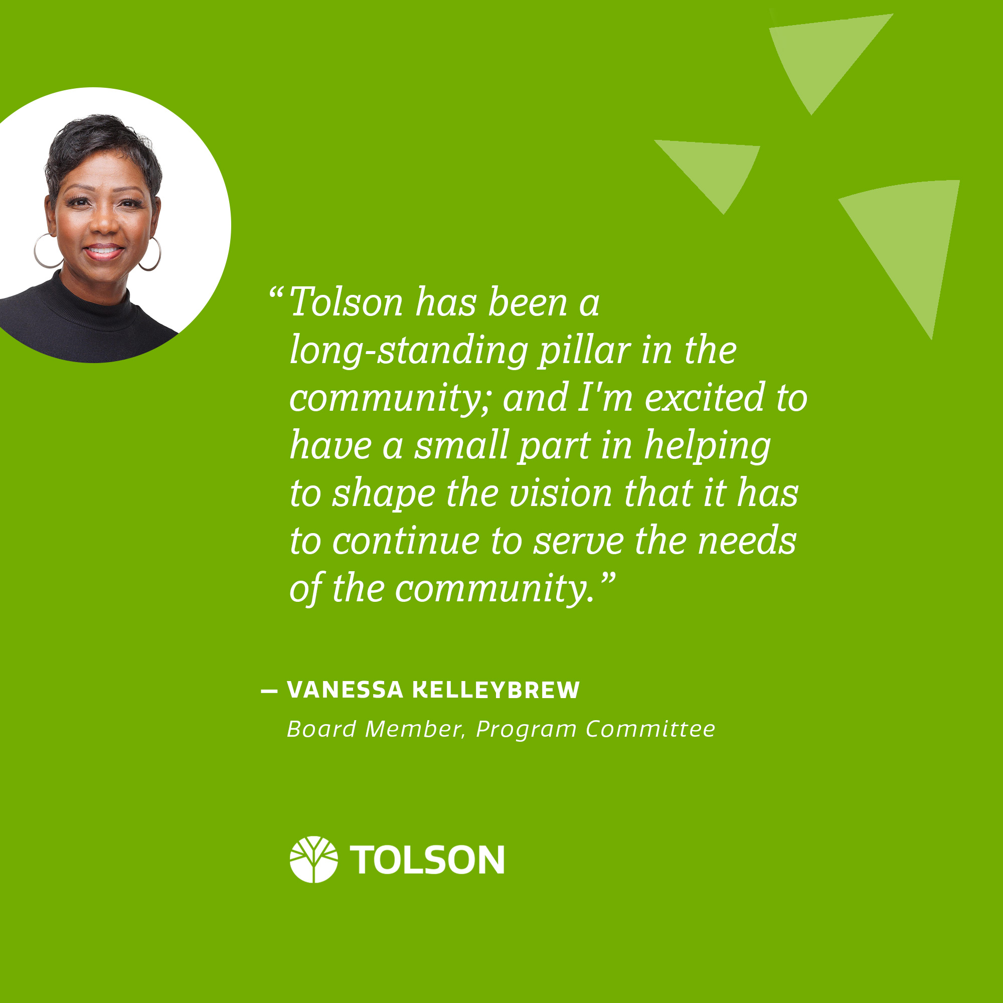 Meet Vanessa Kelleybrew!... - Tolson Center ∙ Centro Tolson | Facebook