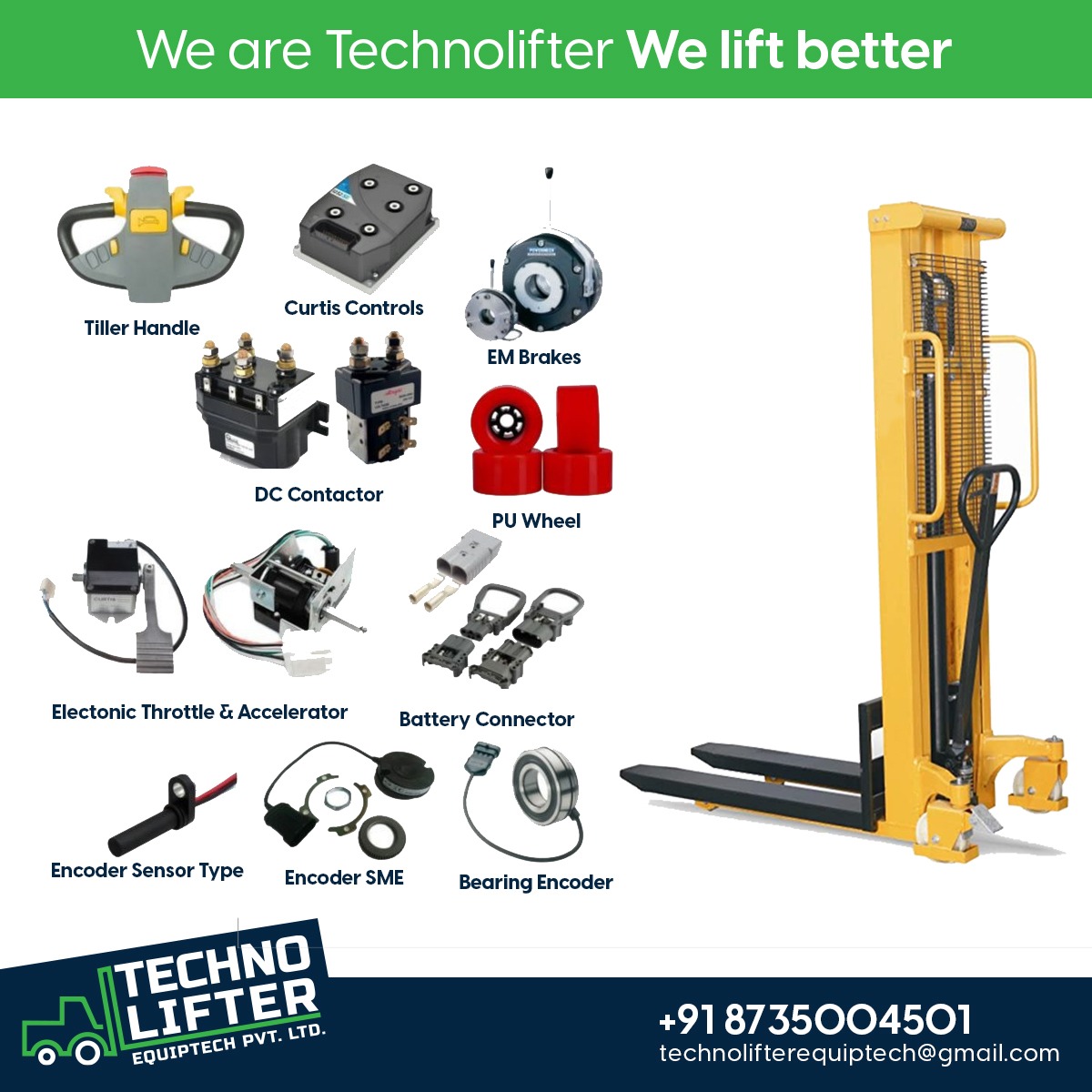 We are here to serve you with... - Technolifter Equiptech