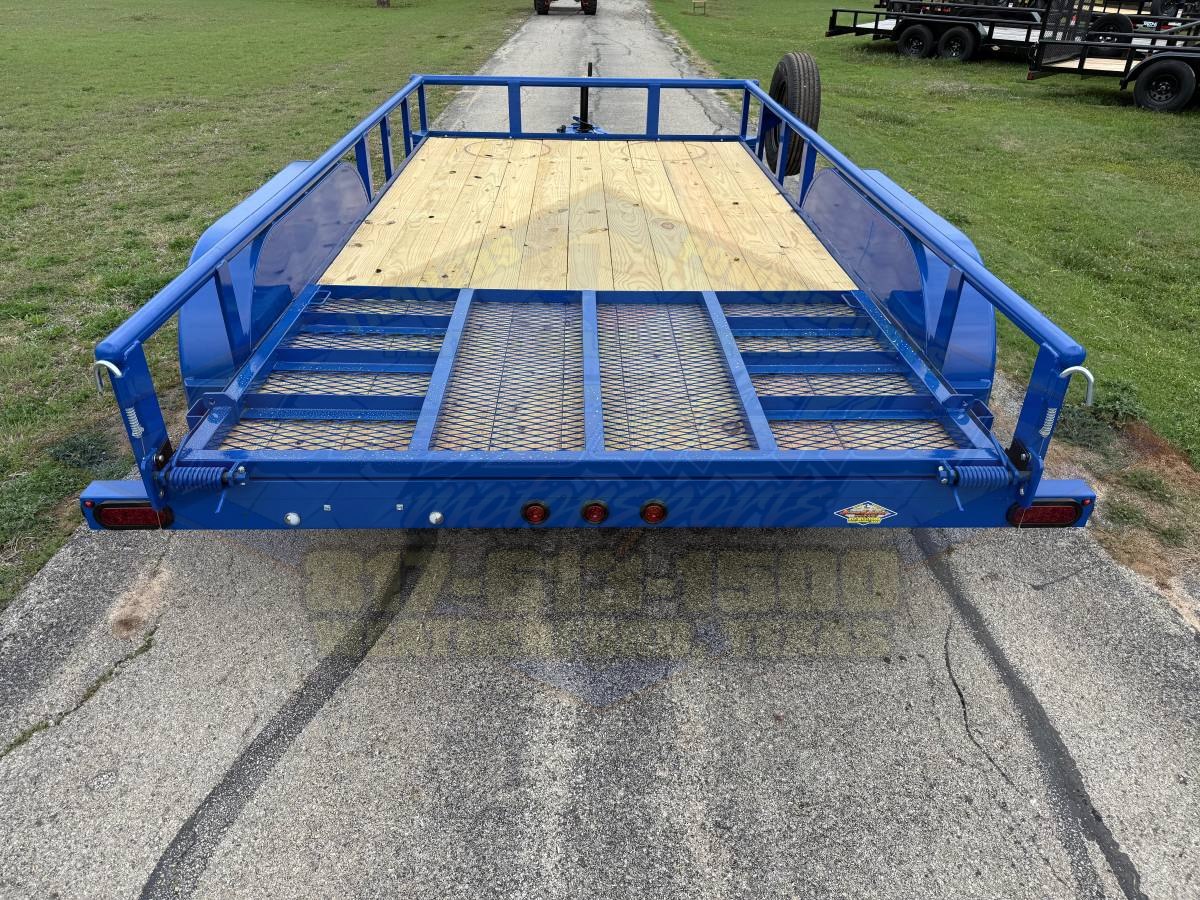 2026 TOP HAT 83″ X 14′ PIPE TOP UTILITY TRAILER WITH 4′ SPRING ASSIST ...