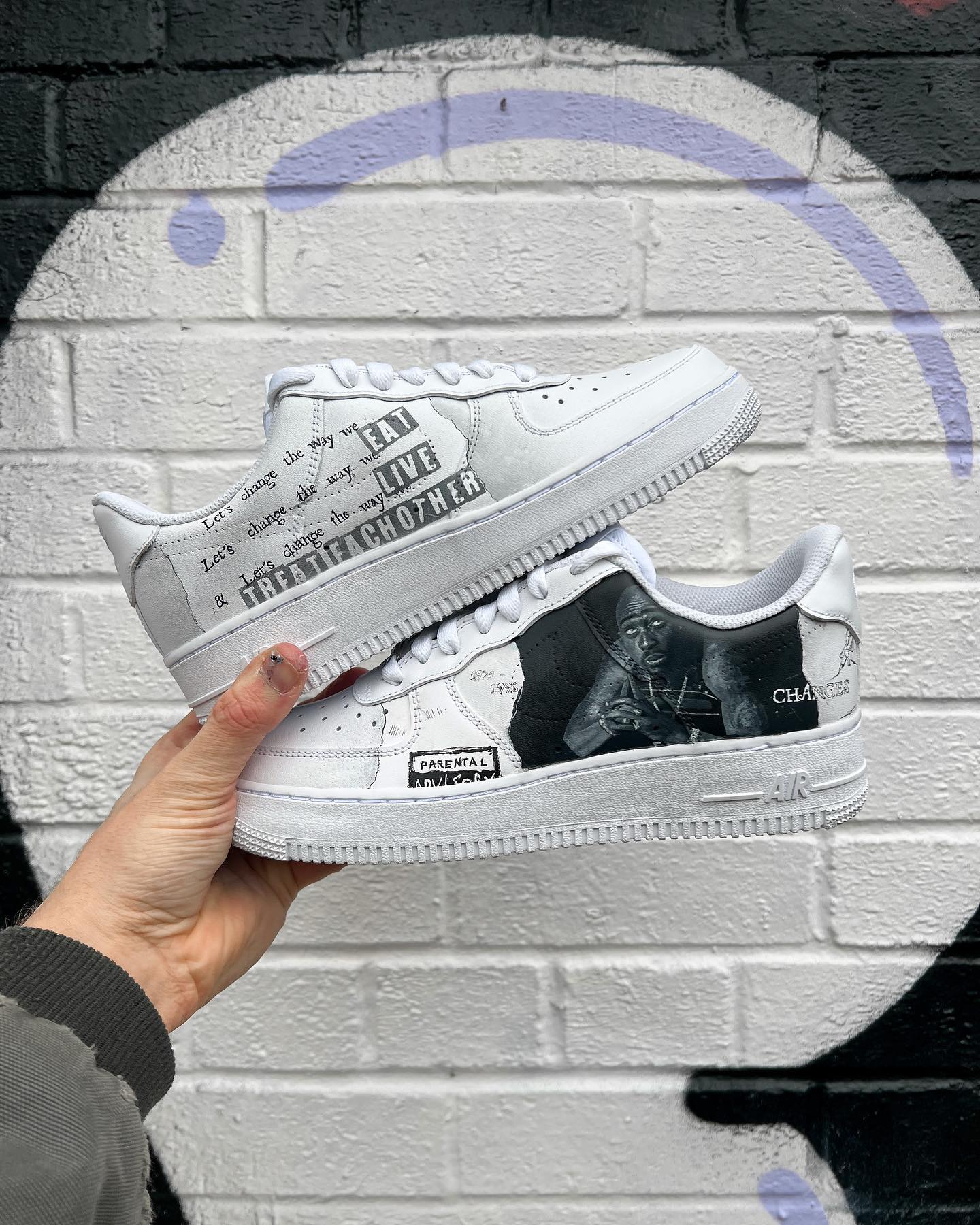 2Pac inspired Nike Air Force 1 collection