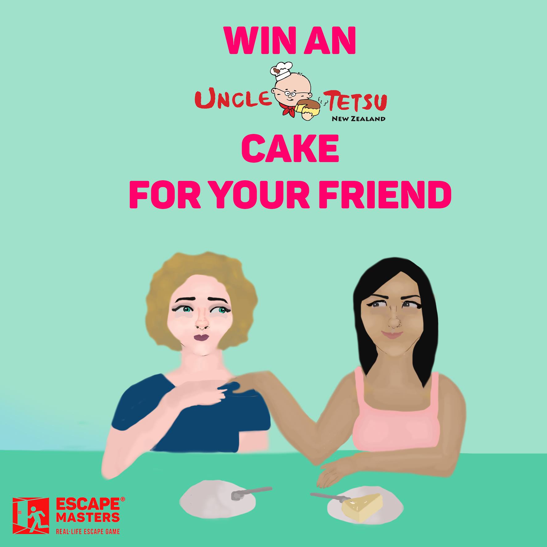 Escape Masters - 🍰 🏆 WIN A CHEESECAKE! 🏆 🍰 🎊Celebrate🎊 👬🌎 World ...
