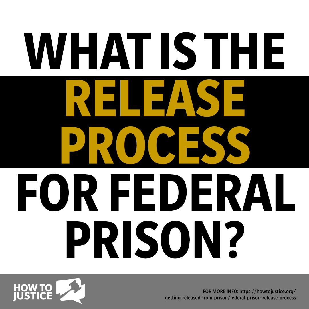 How To Justice - The release process for federal prison...