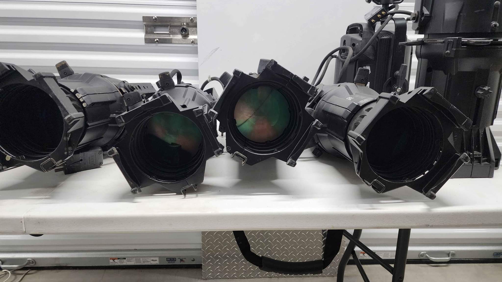Theater Lighting ETC Source Four 750w Ellipisoidal Leko (2 left) and ...
