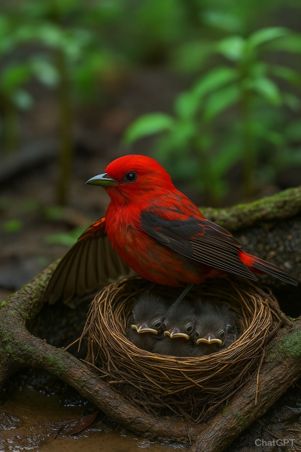 Meet the Scarlet Tanager – the only bird that looks like it stole