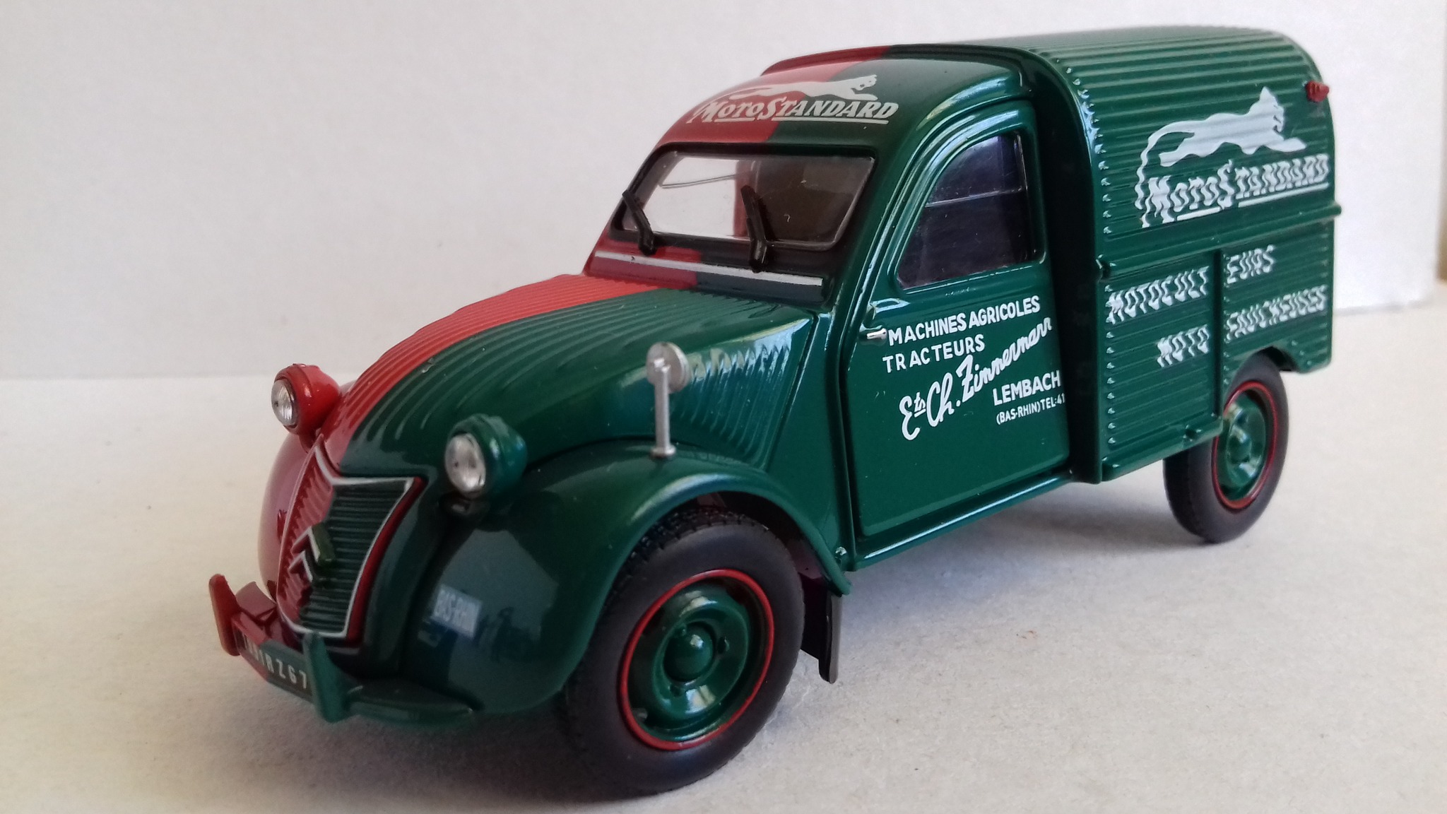 Miniature Norev Citroën 2CV Fourgonnette 1955 - Échelle 1:43 - Occasion Très Bon état