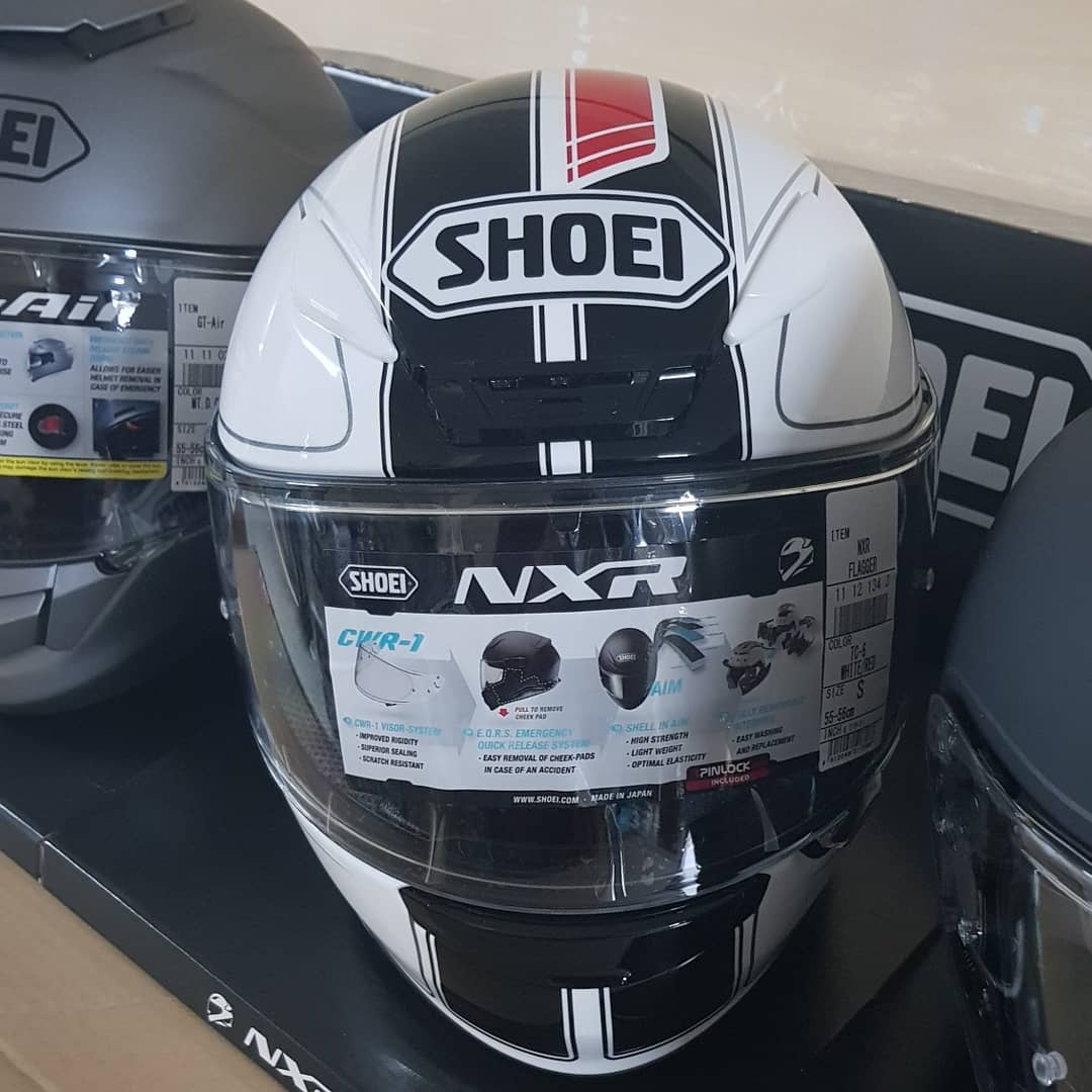 shoei flagger helmet RF-1400 Ideograph Medium TC-6 White / Black you can confidently embark on epic journeys SHOEI NXR Flagger TC-6 -