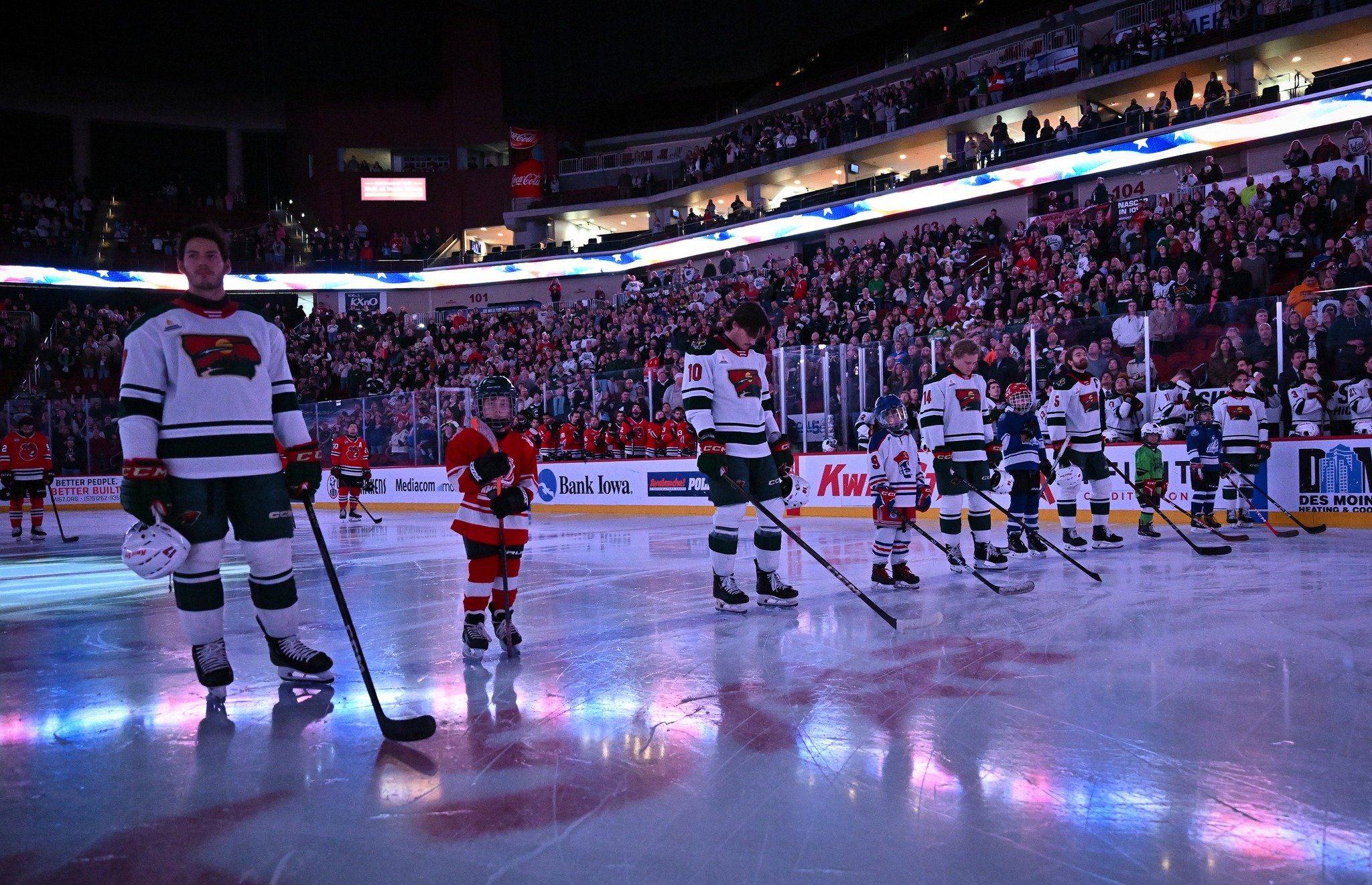 Iowa Wild Veterans Appreciation vs Charlotte Checkers