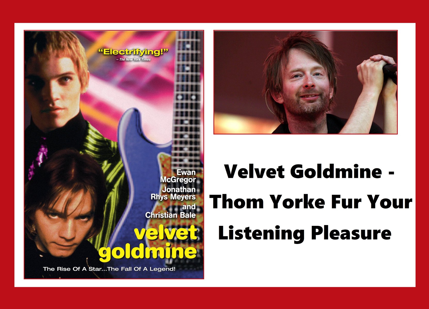 When Thom Yorke was recruited for fictional band The Venus In Furs