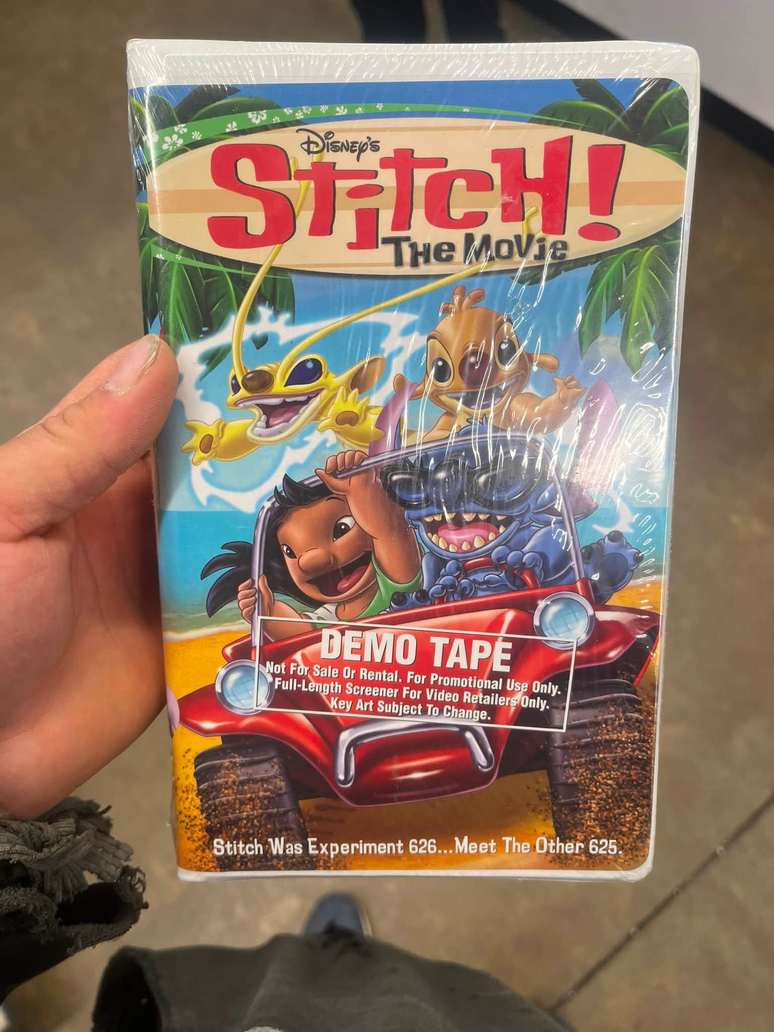 Sealed Stitch! The Movie VHS thrift store find