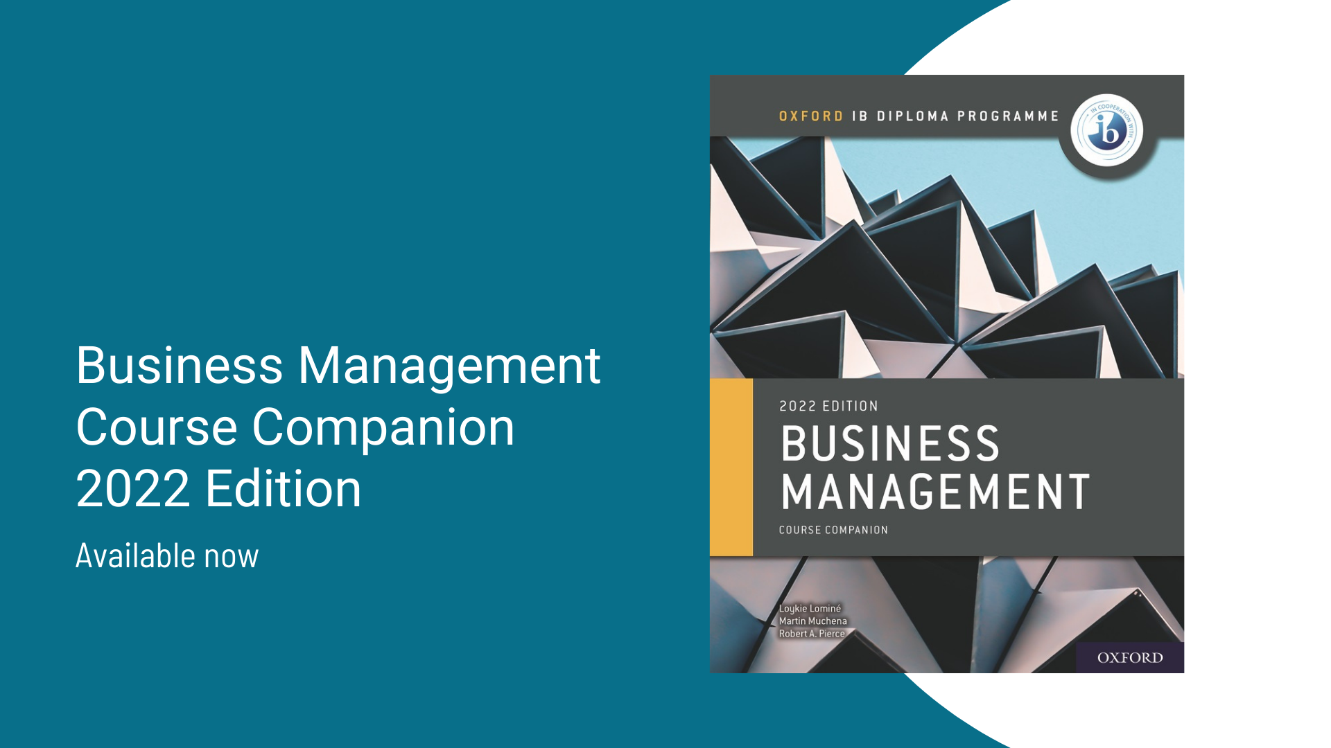 The new IB DP Business Management Course Companion has arrived 