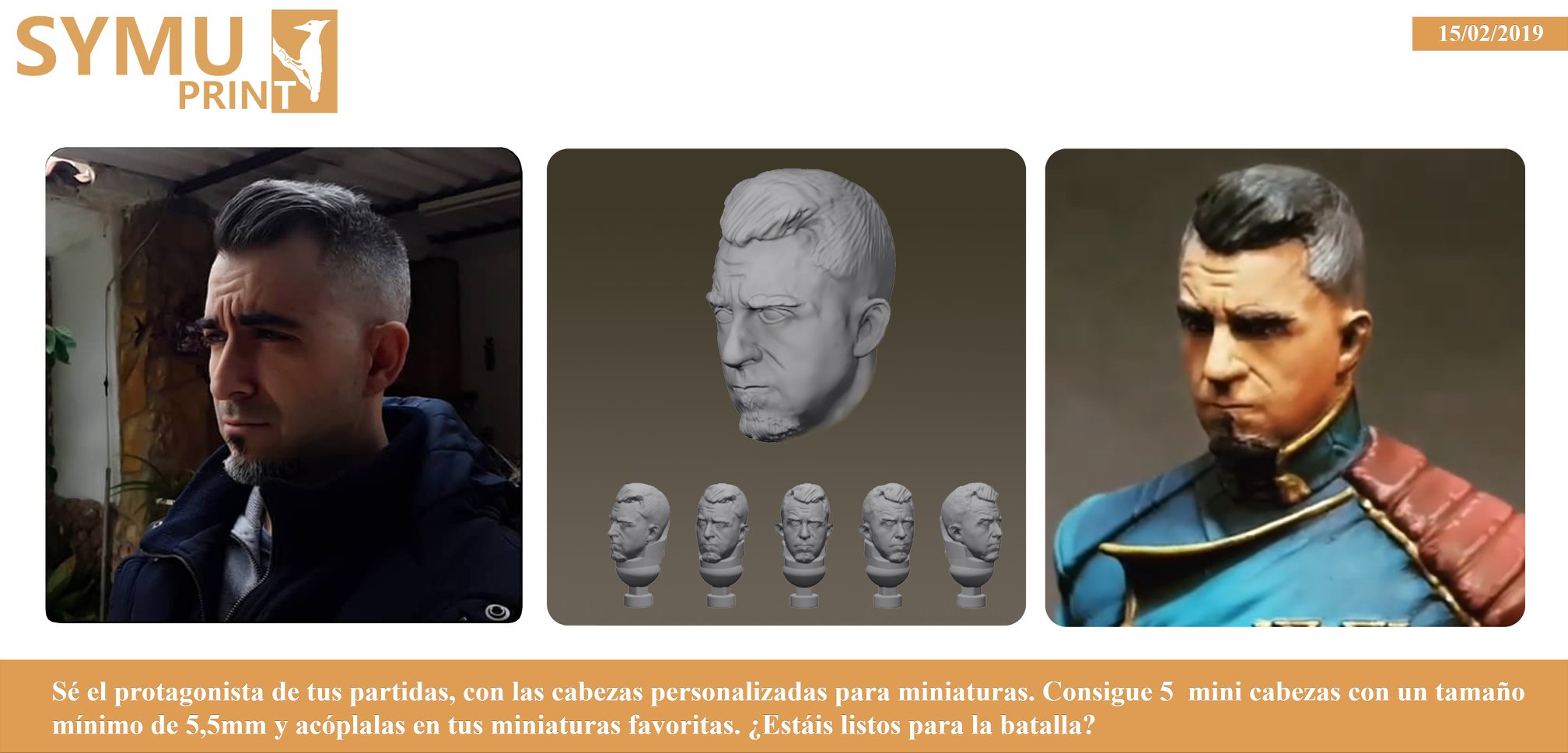 Symu Print - Escaneamos tu cara en 3D y la preparamos para...