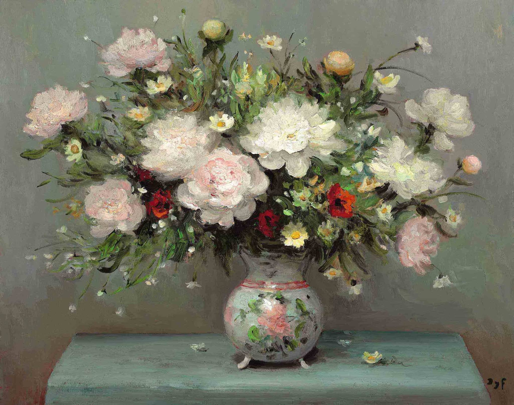 Marcel Dyf's Wild Flowers painting
