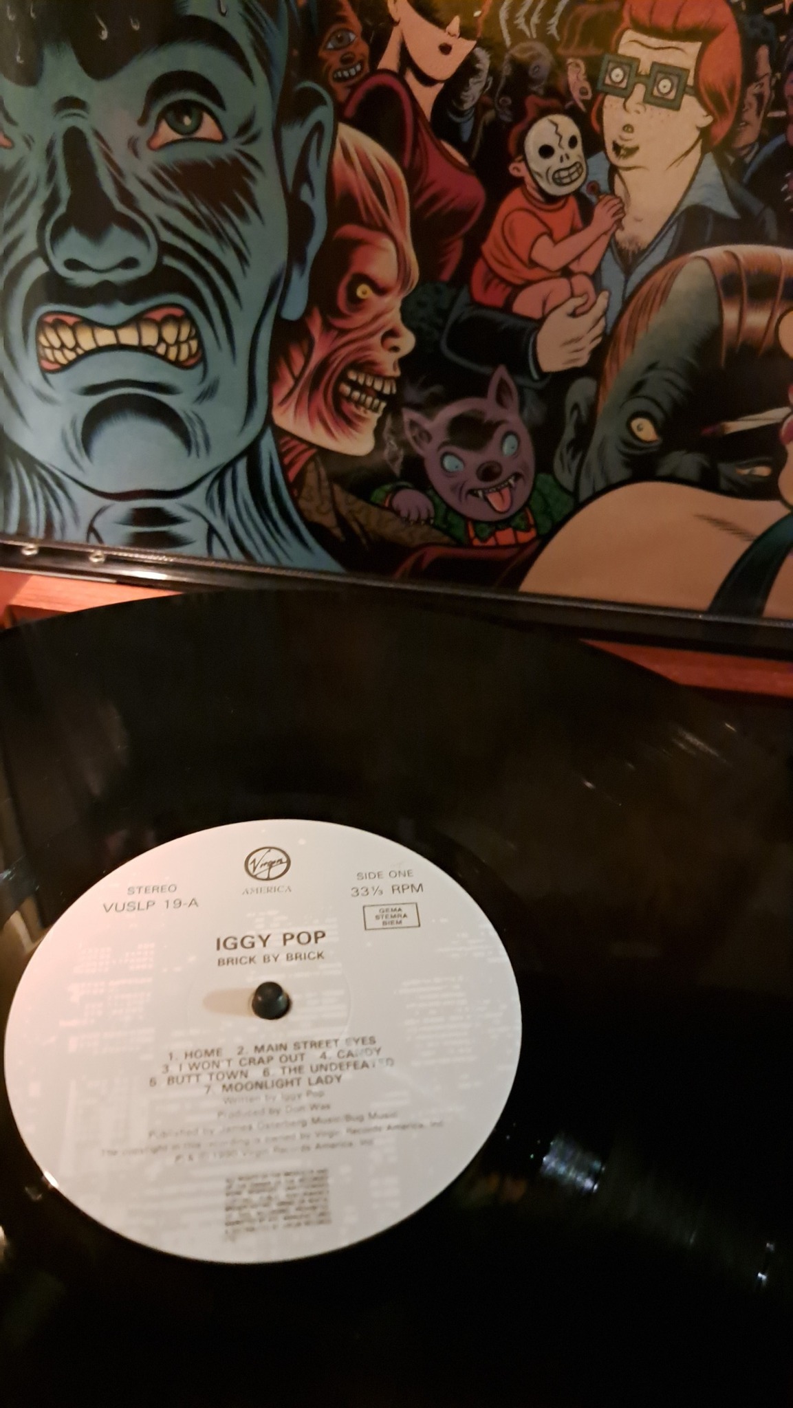 Iggy Pop's Brick by Brick album on original releases