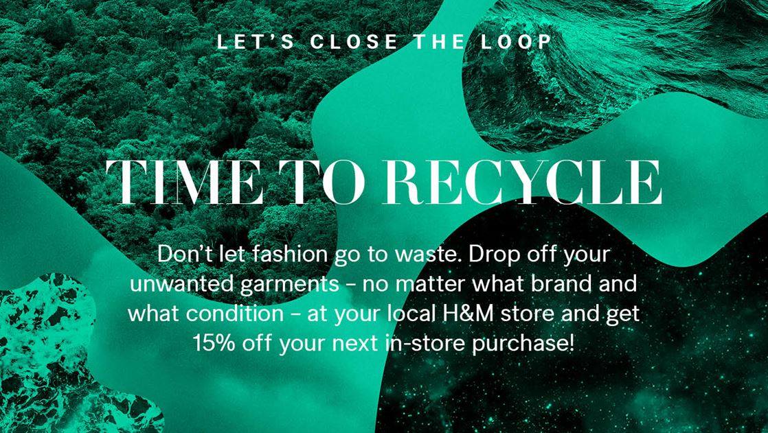 H&M - Be a fashion recycler ♻️ When you bring in a bag of...