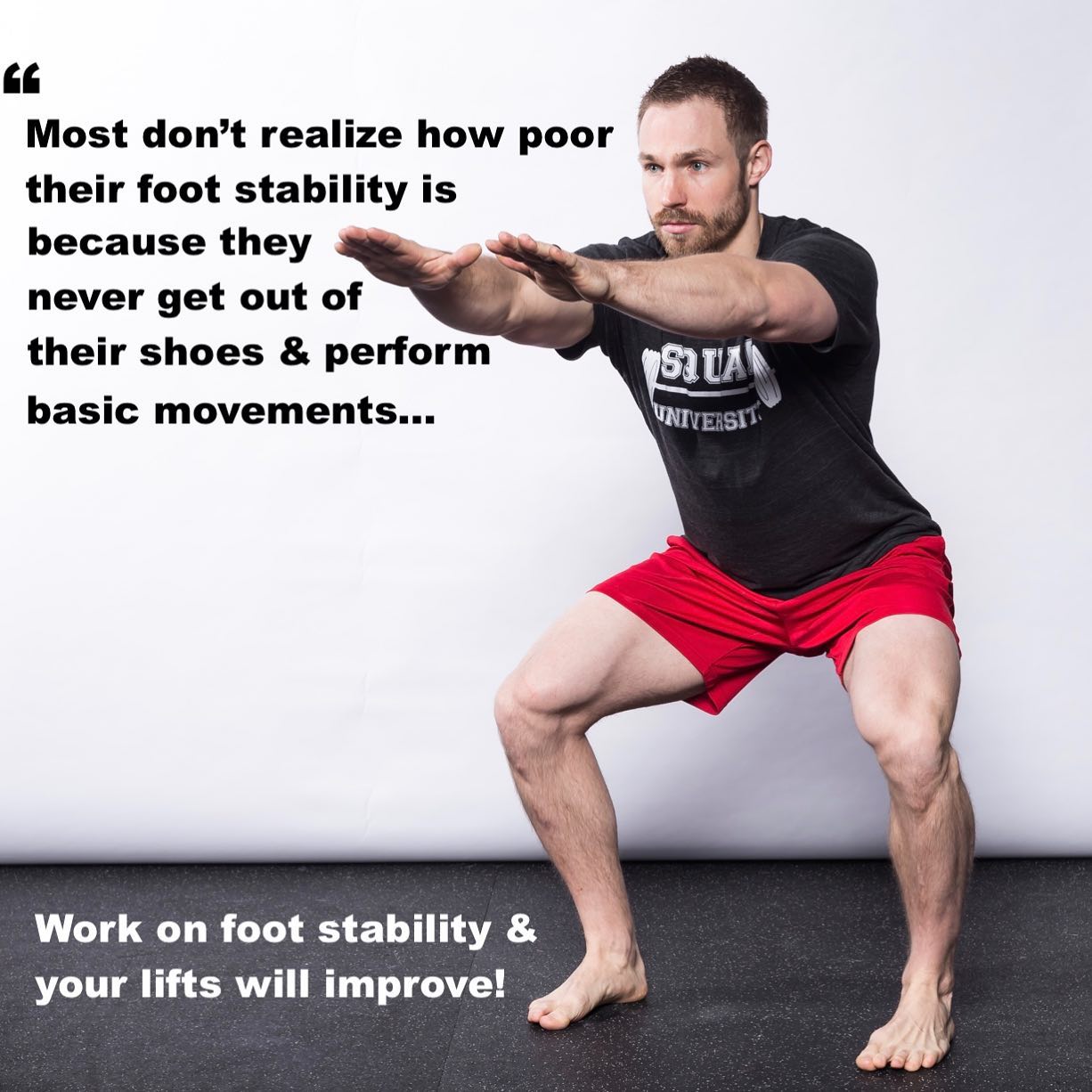no shoes squat