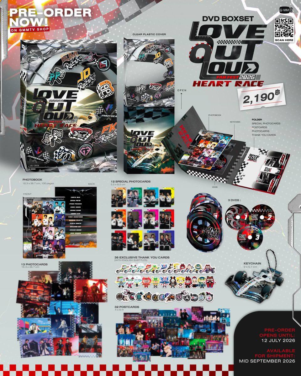 その他 GMMTV LOL 2025 DVD GMM LOVE OUT LOUD AVAILABLE NOW! DVD BOXSET LOVE OUT LOUD FAN FEST 2025