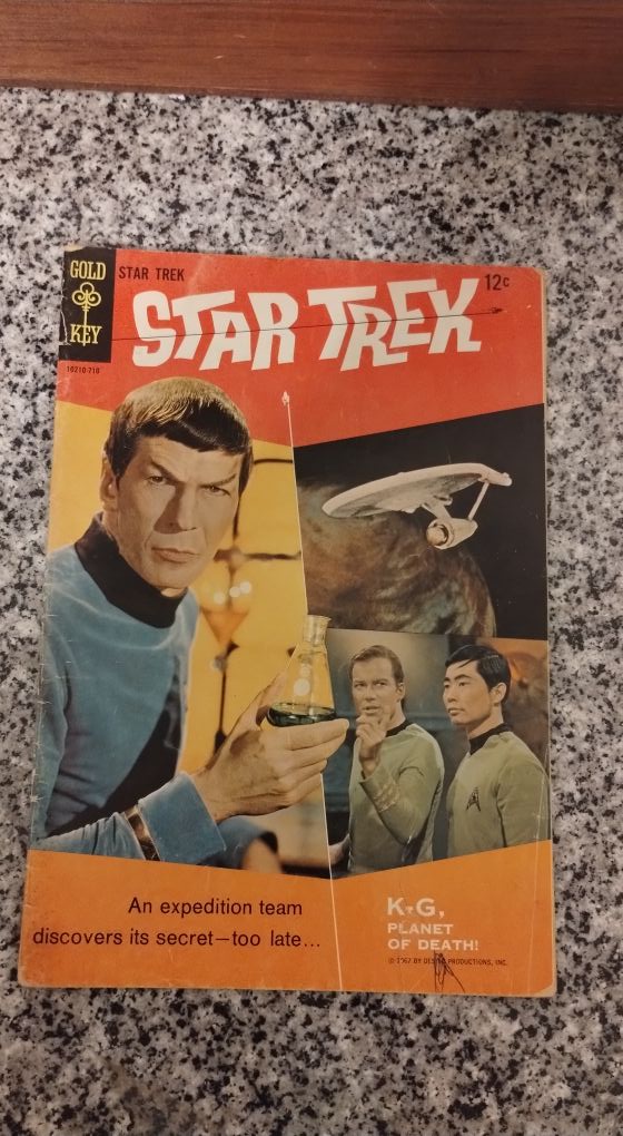 Vintage Star Trek Giant Poster Book Voyage One is a blue special