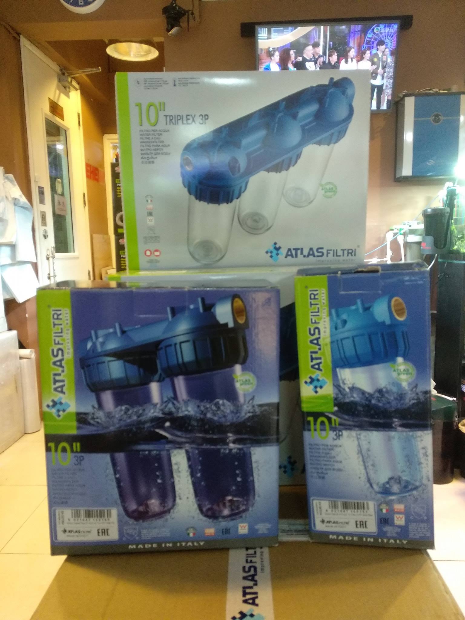 Atlas Filtri 10” Triplex 3P 意大利 Atlas... - Co2 Aquarium Shop