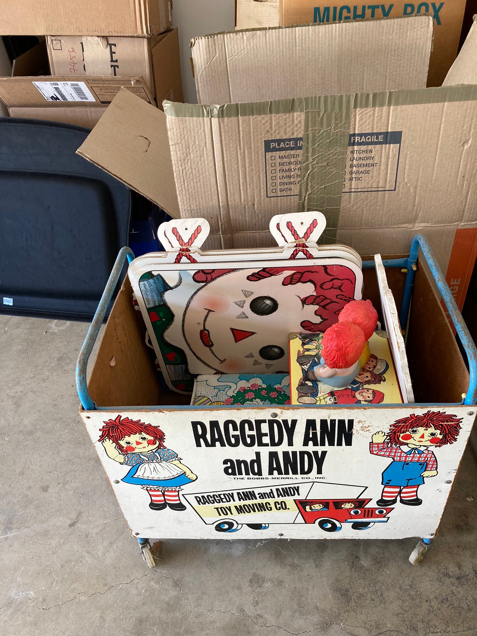 Selling my complete collection of Raggedy Ann and Andy goodies!