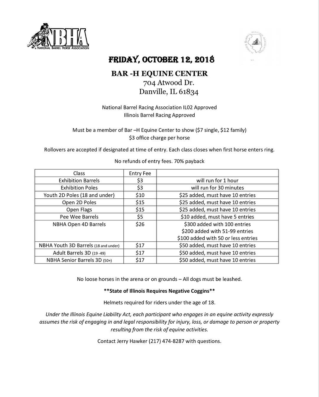 This weeks... - Illinois Barrel Racing Association - ILBRA