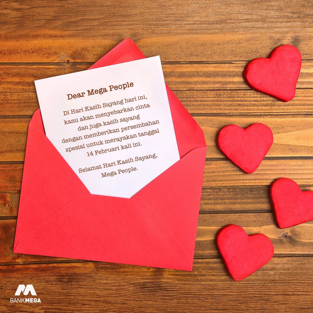 Selamat Hari Kasih Sayang Sedunia Bank Mega Indonesia Facebook