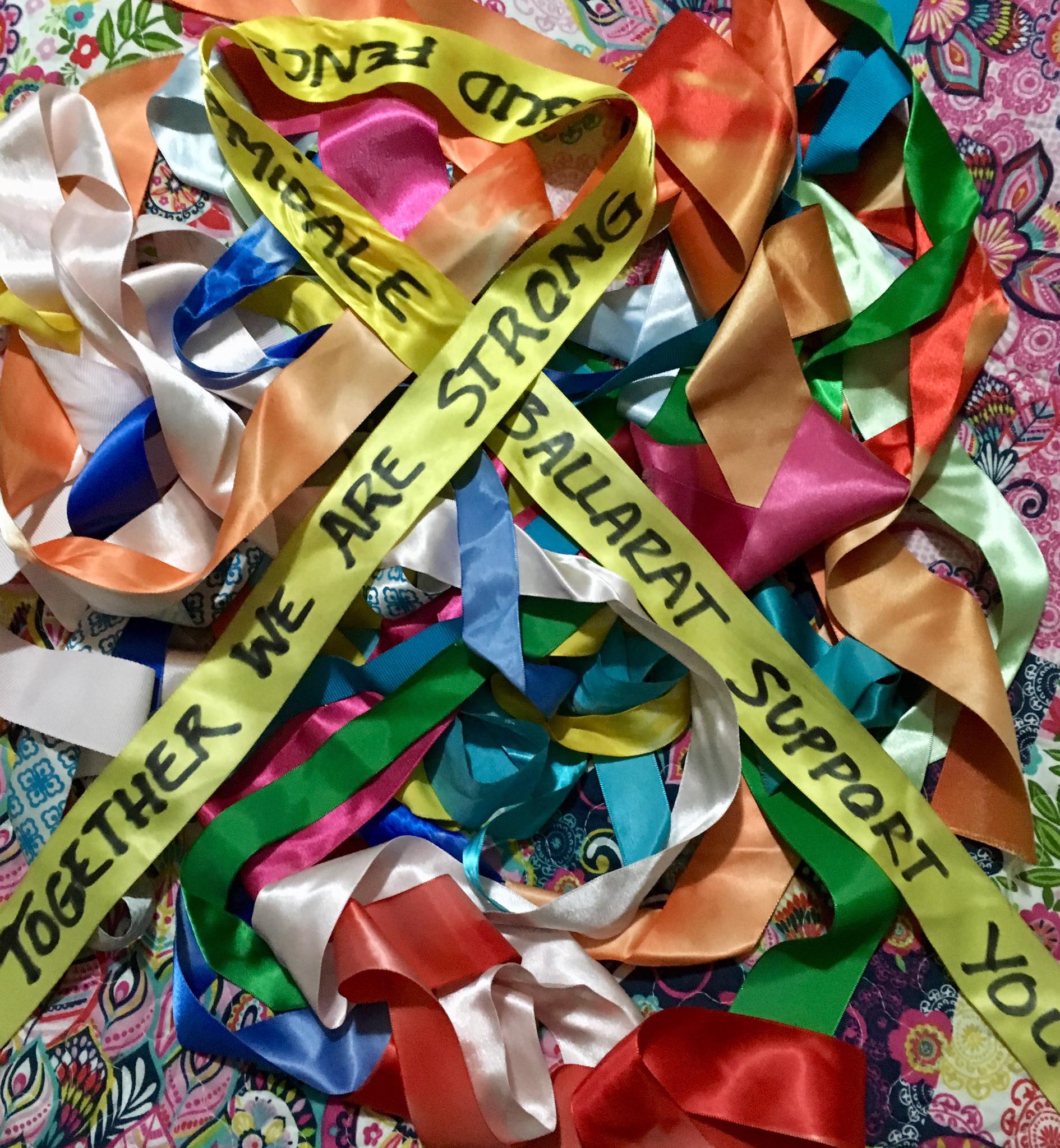 LOUD fence Inc. - Ribbons gifted to us from the Armidale (NSW) LOUD ...