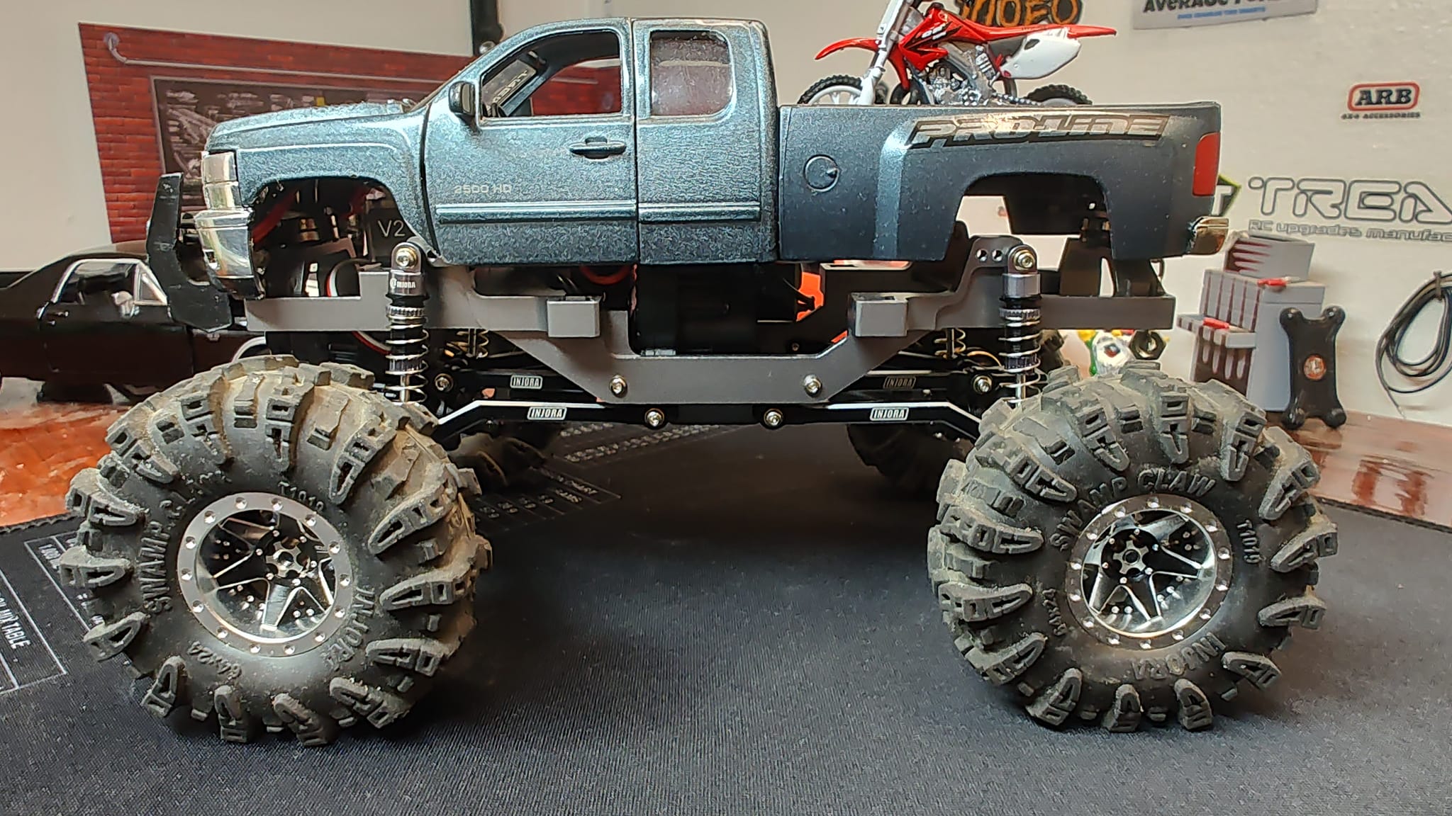 Arbre De Transmission Aluminium Pour Traxxas Slash 4x4 Low-CG - Renfort Acier Dur - Orange - Pièce Upgrade