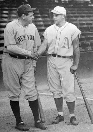 Vintage Philadelphia | Bath Ruth just returning to the Yankees line-up ...