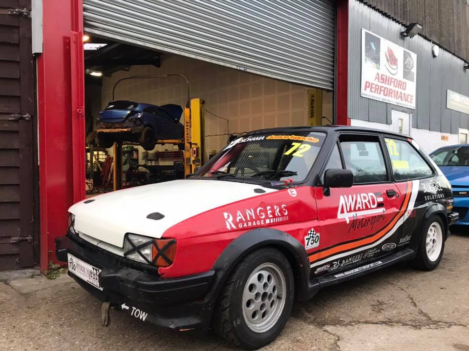 Fiesta xr2 race car in for new sump... - Noble Motorsport