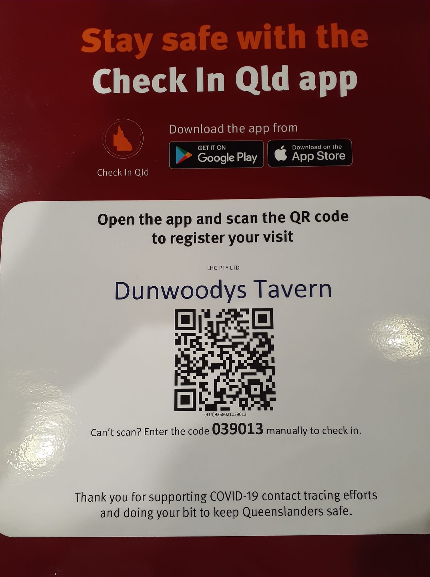 The new way to check in to all QLD... - Dunwoody's Hotel | Facebook