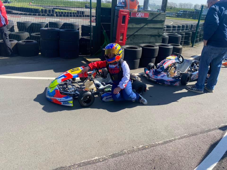 Charlie Lomas karting#41
