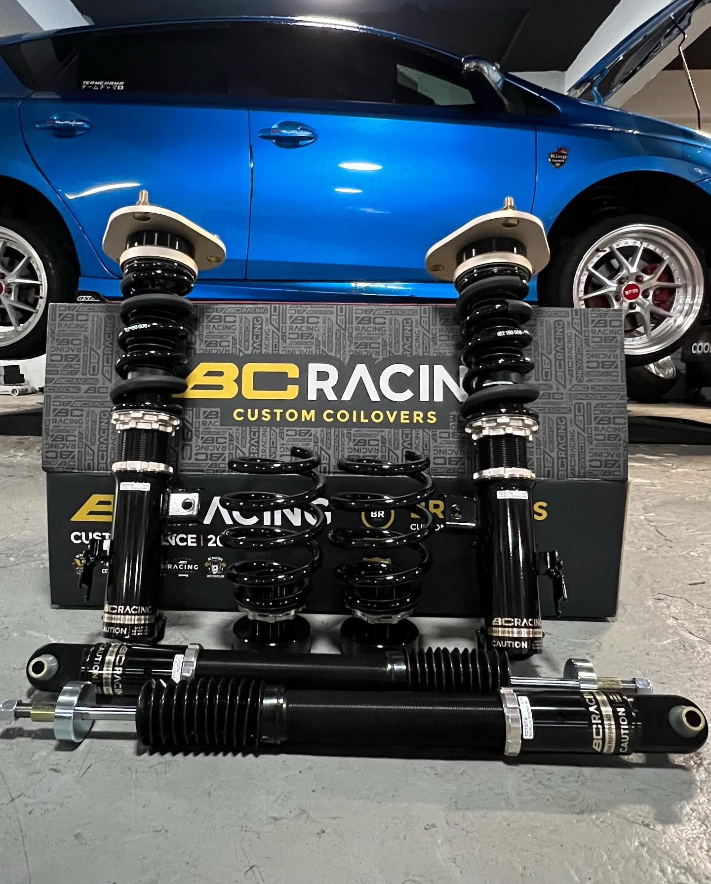 Custom coilovers for JZX90 from BC Racing NA