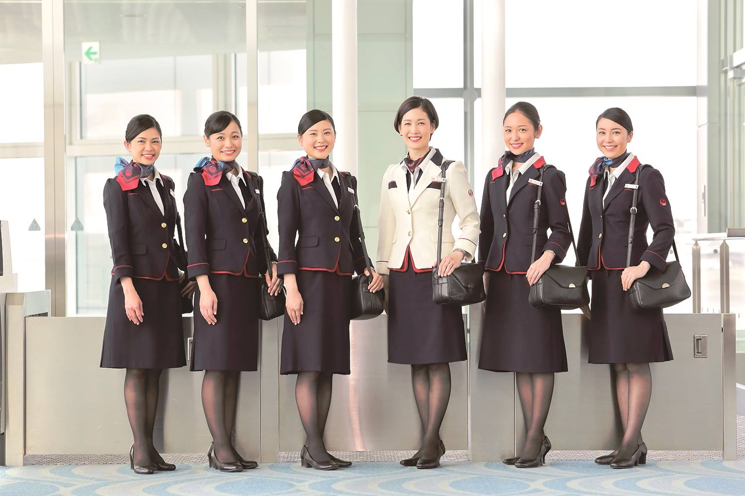 The 10th generation of Japan Airlines' (JAL) cabin attendant
