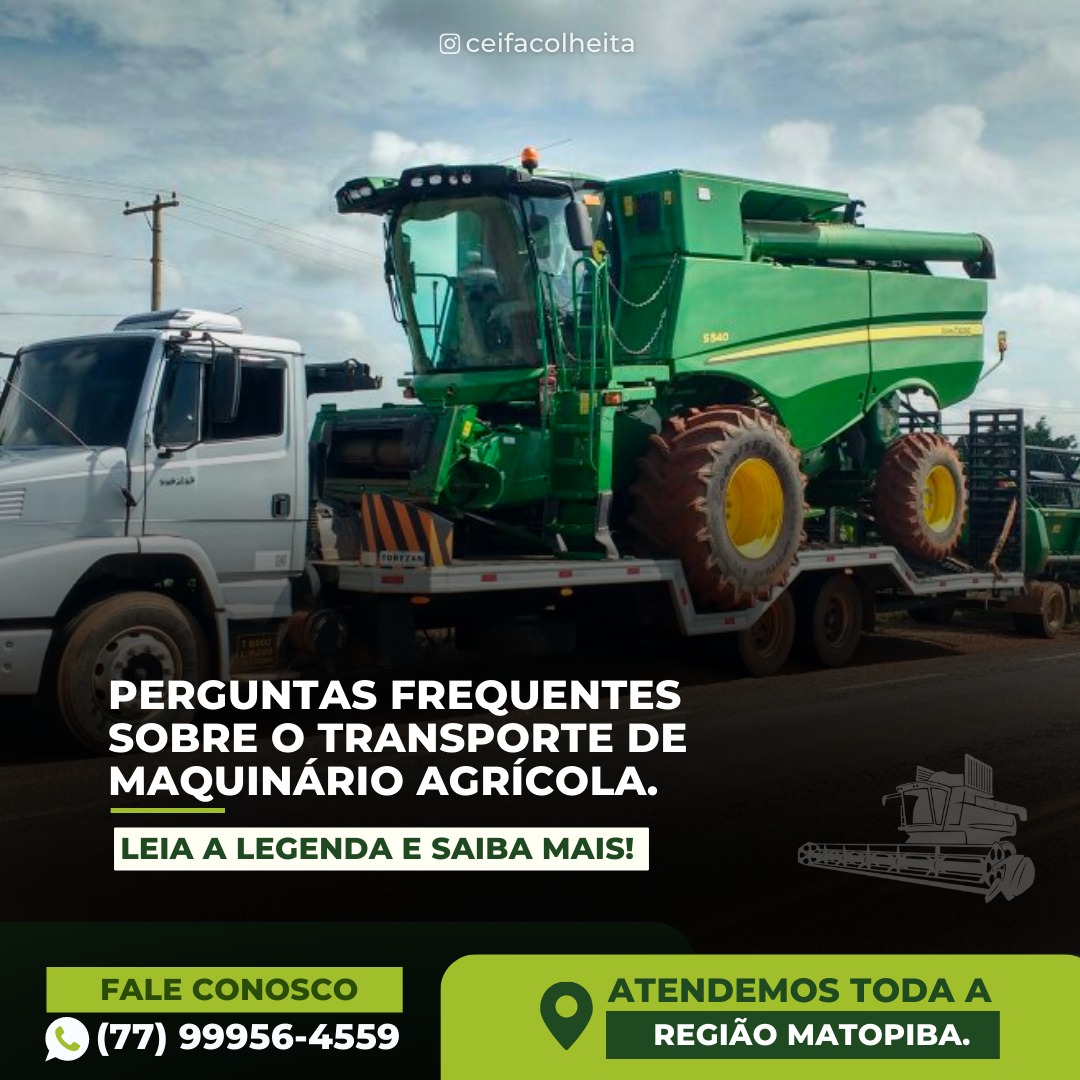 Ceifa Colheita e Transportes