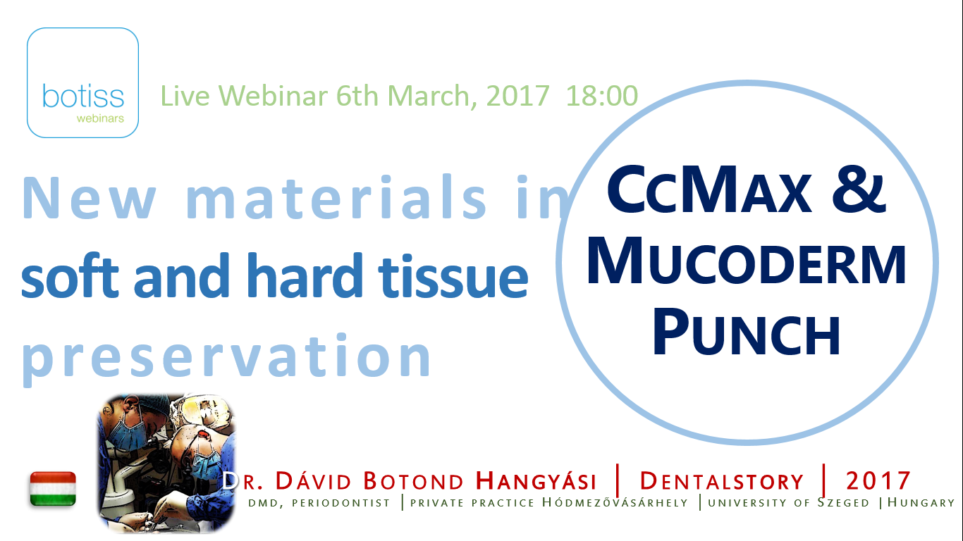 Dr. Dávid Botond Hangyási, Dentalstory - Live webinar coming tomorrow ...