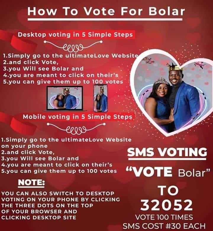 Ultimate Love reality Show:#BOLAR | Facebook