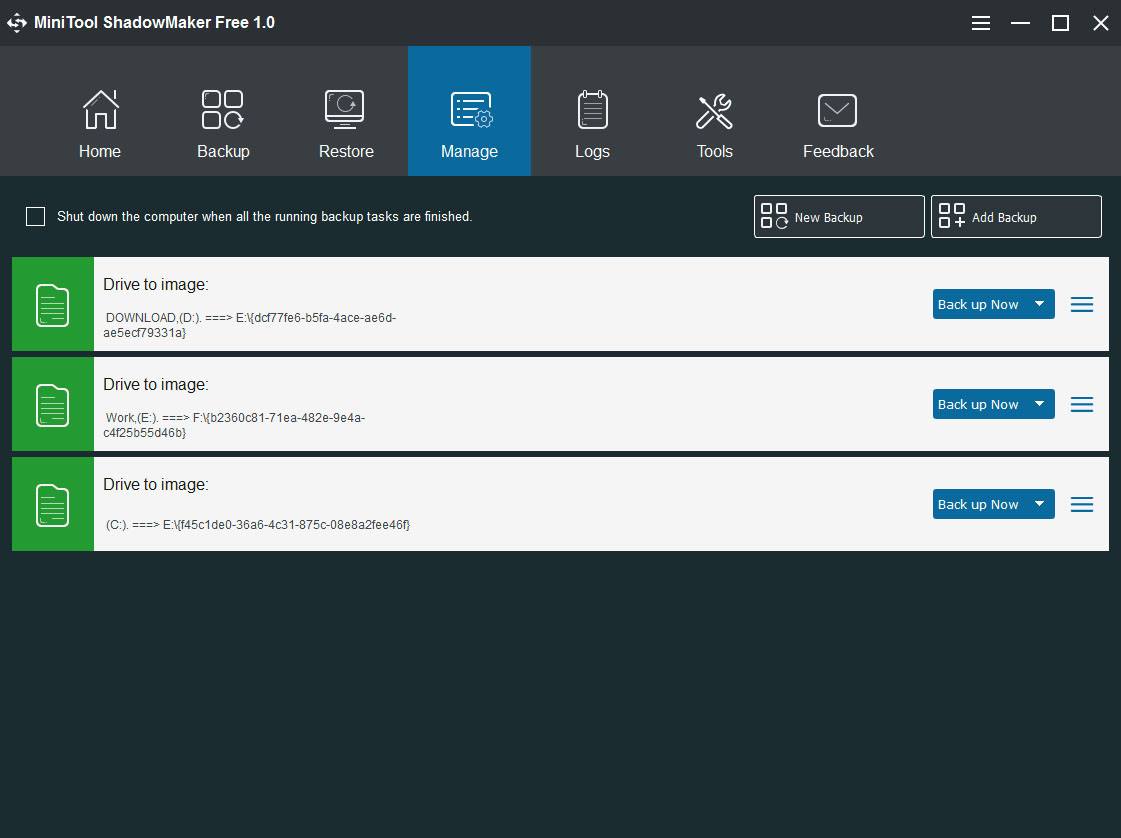 FileEagle.com - MiniTool ShadowMaker Free is an all-in-one...