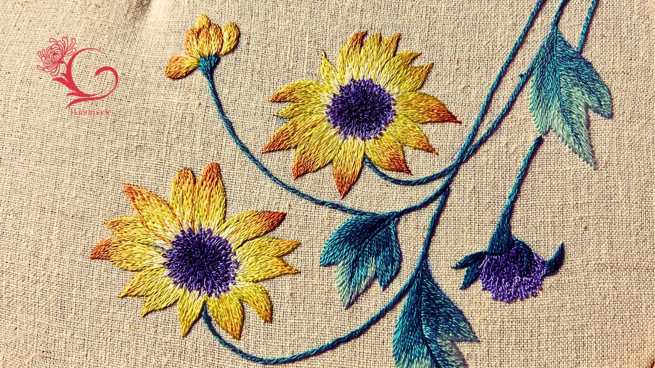 What flower to embroider next in Ebony and Ivory collection?
