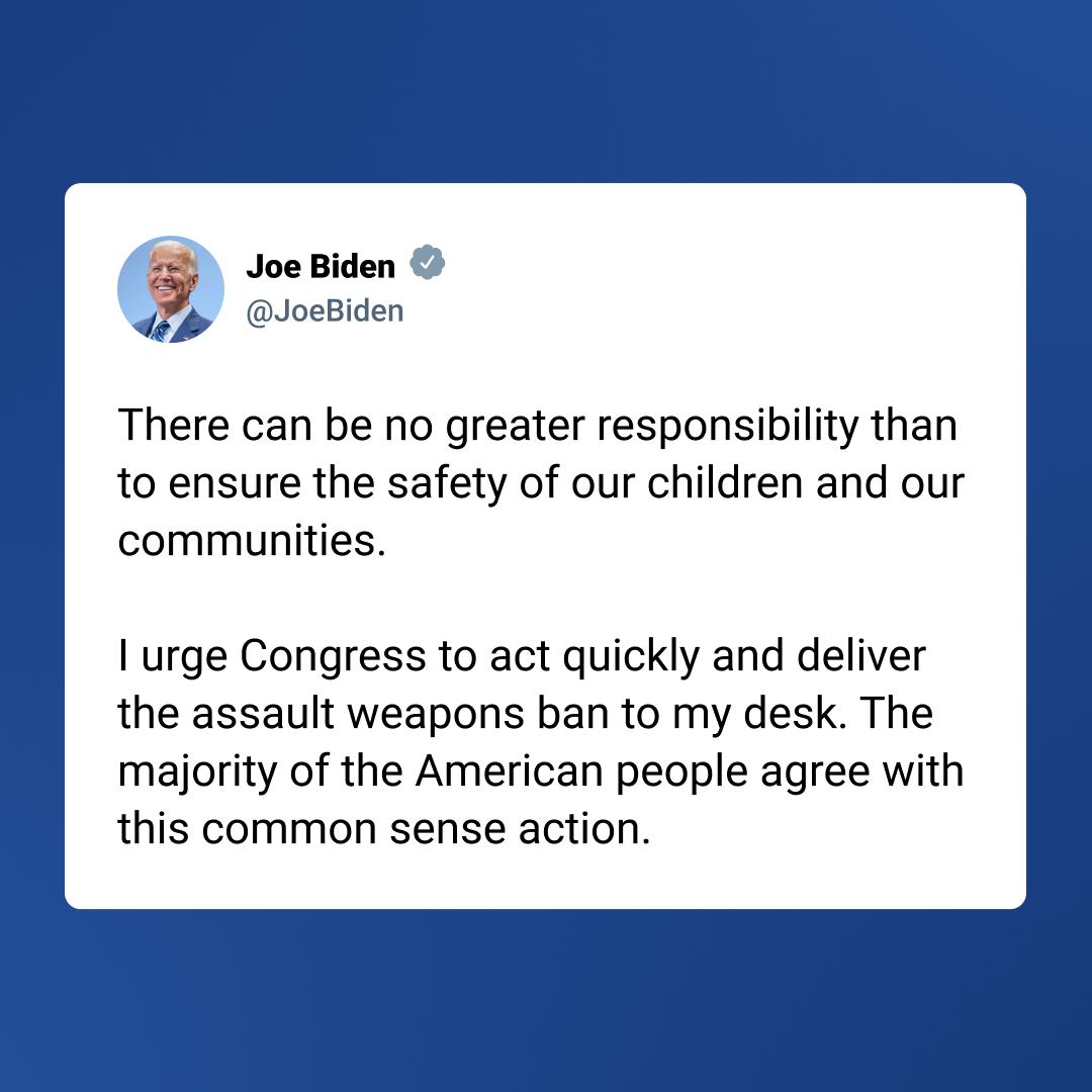 Joe - The majority of the American people agree with this common sense ...