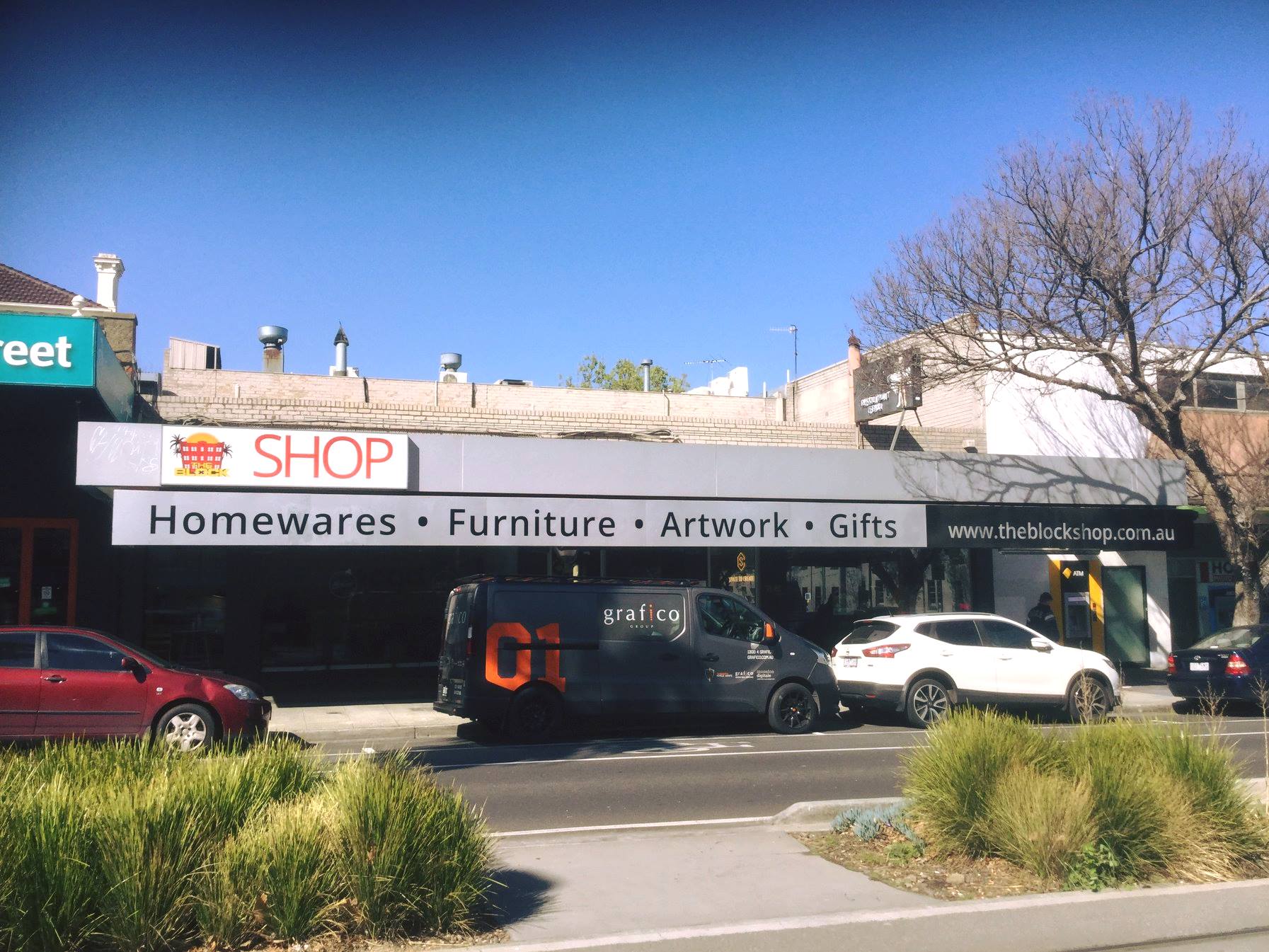 The Block Shop signage completed!... - Grafico - Signage