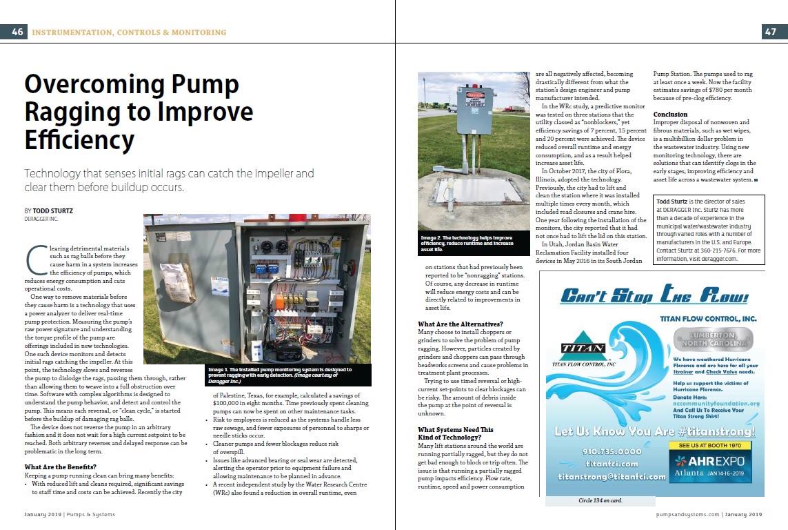 Clearwater - Double-page spread in Pumps & Systems magazine this month ...